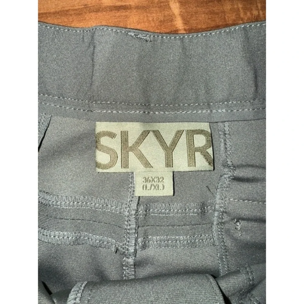 NWOT SKYR Performance Pant Tricot Slim Fit Dynasty Stretch Mens‎ 36x32 Green